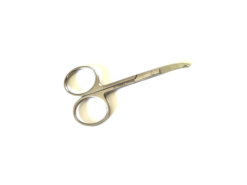 MedTool Spencer Stitch Suture Scissors 3.5" Small Hook Shaped Tip German Stainless - Image 1